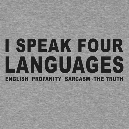 Four Languages - Safety Yellow Hi-Vis T-Shirt