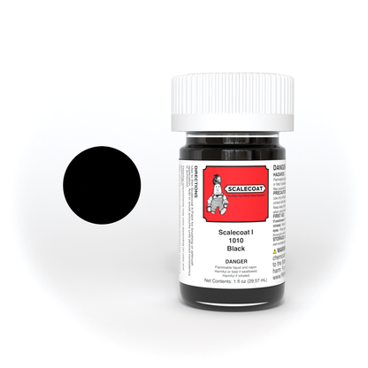 Scalecoat I Black Paint 1oz - 1010