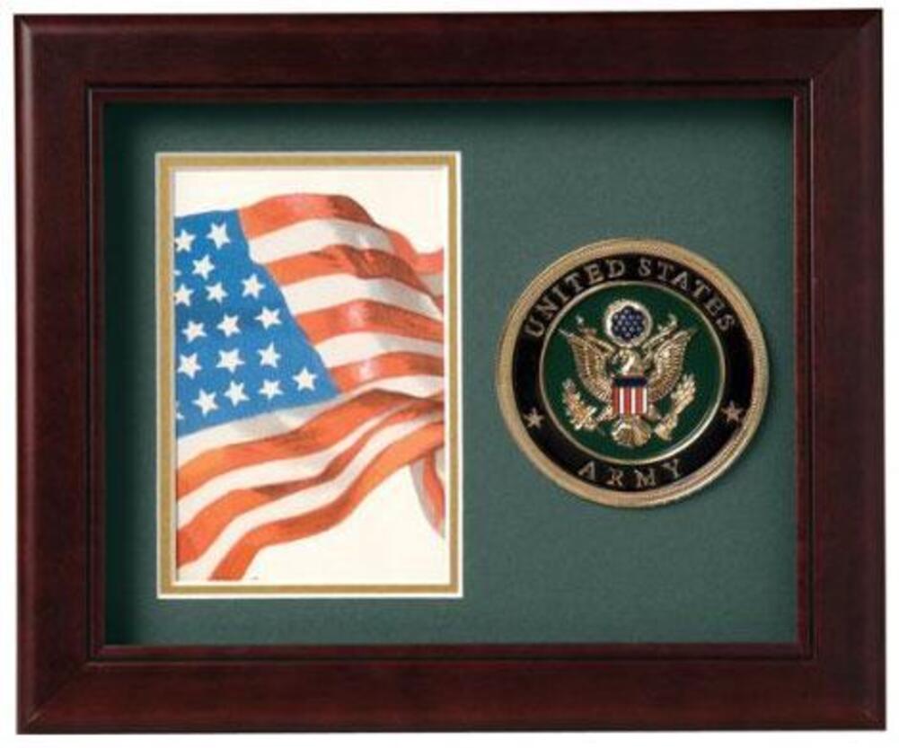 United States Army Vertical Picture Frame by Flags Connections.