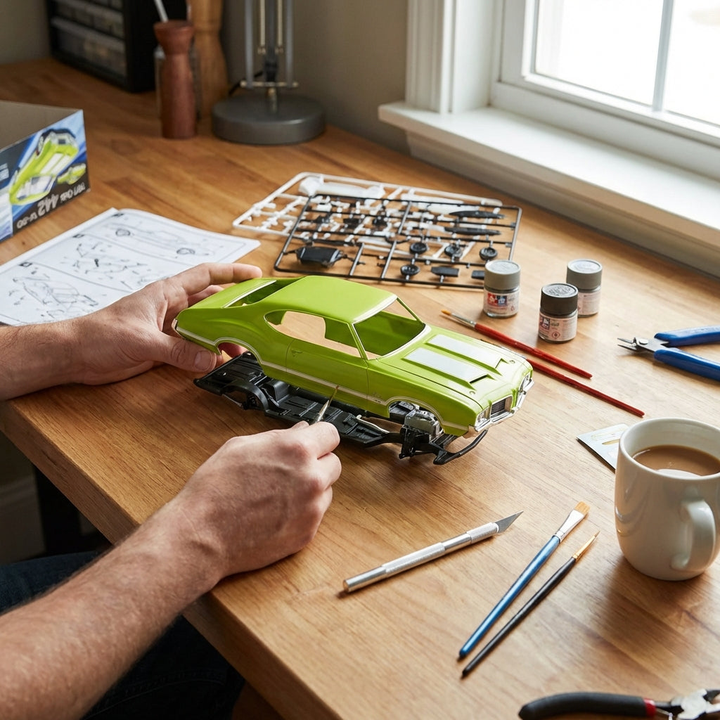 Classic Rides™ 1971 Oldsmobile Model Kit - Build Your Dream Car!  free shipping USA