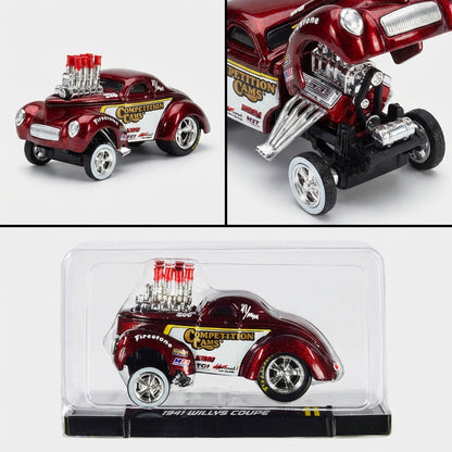 Revved Up Racer™ - 1941 Willys Coupe Gasser Scale Model  free shipping USA