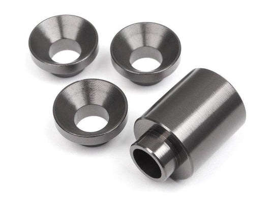 HPI 102174 Spacer Set For Clutch Bell Holder (Gunmetal) Baja 5SC/5B/5SC SS