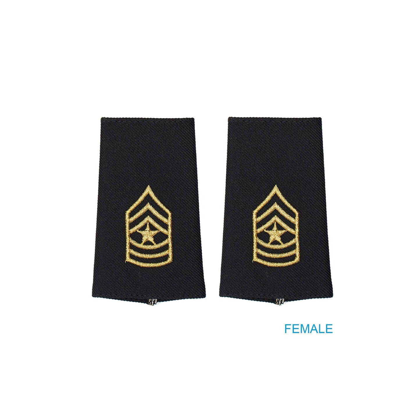 US Army E9 Sergeant Major Shoulder Marks - Small/Female