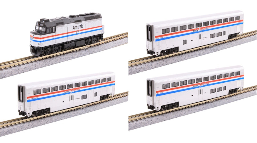kato 106-3530 N Amtrak F40PH & Superliner Phase III 4-Unit Set