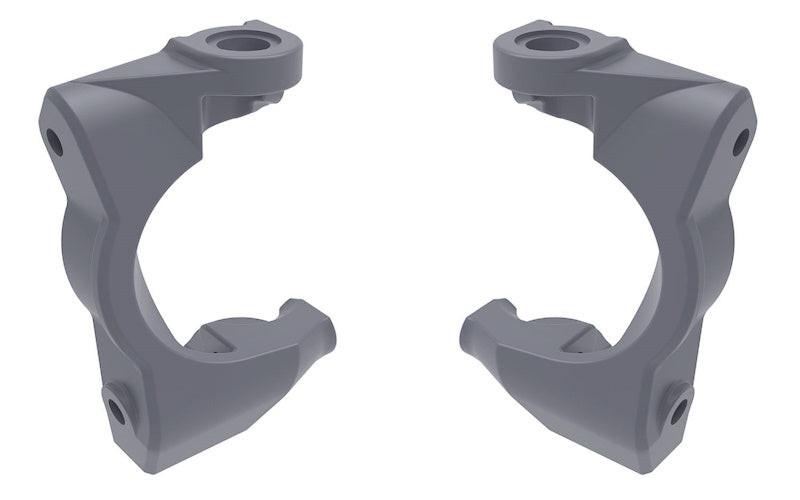 Traxxas 10732-GRAY Left and Right Caster blocks (c-hubs) Gray fits Mini Maxx.