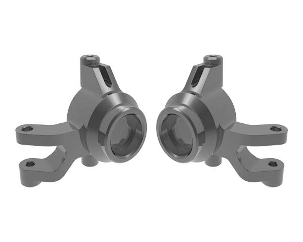 Traxxas 10734-GRAY Gray Aluminum Left and Right Steering Blocks fits Mini Maxx