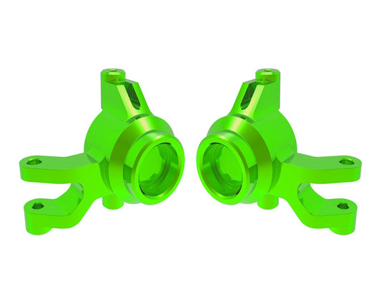 Traxxas 10734-GRN Green Aluminum Left and Right Steering Blocks fits Mini Maxx