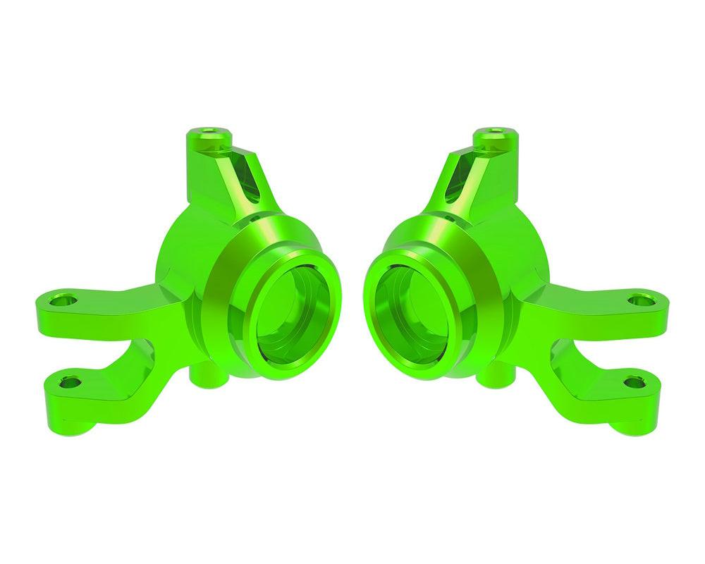 Traxxas 10734-GRN Green Aluminum Left and Right Steering Blocks fits Mini Maxx