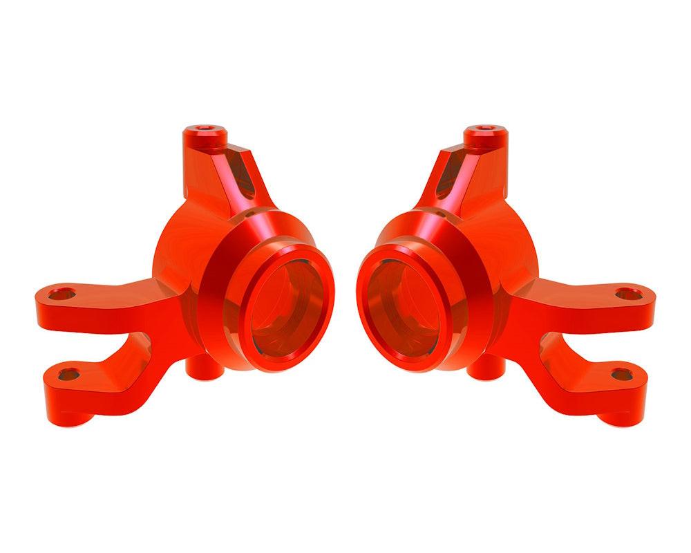 Traxxas 10734-RED Red Aluminum Left and Right Steering Blocks fits Mini Maxx