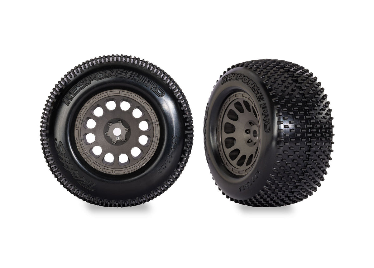 Traxxas 10774-GRAY Gray Wheels Response Pro Tires