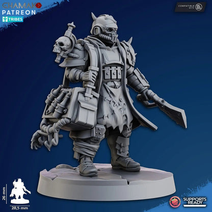 Dictator Squad by Ghamak - 5-Unit Resin Printed Sci-Fi Command (26mm)