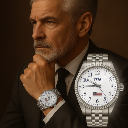 America's 250th Anniversary - Silver 1776 Heritage Watch