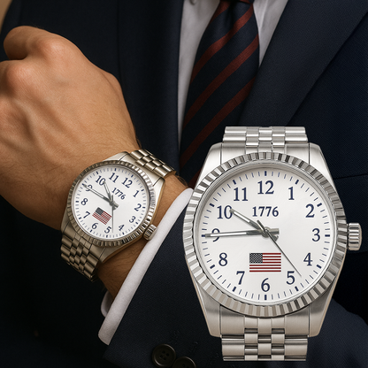 America's 250th Anniversary - Silver 1776 Heritage Watch