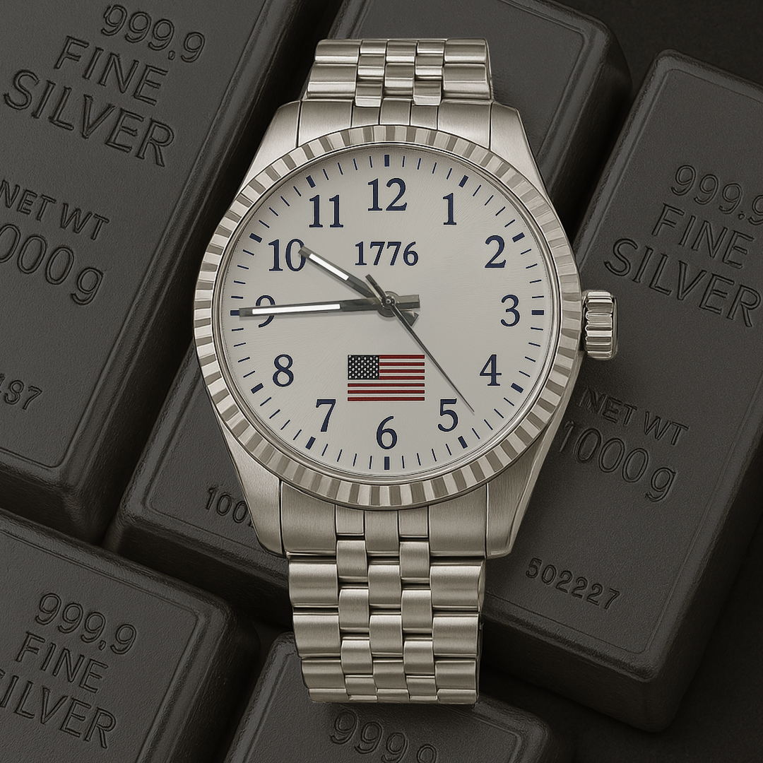 America's 250th Anniversary - Silver 1776 Heritage Watch