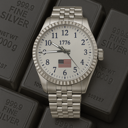 America's 250th Anniversary - Silver 1776 Heritage Watch