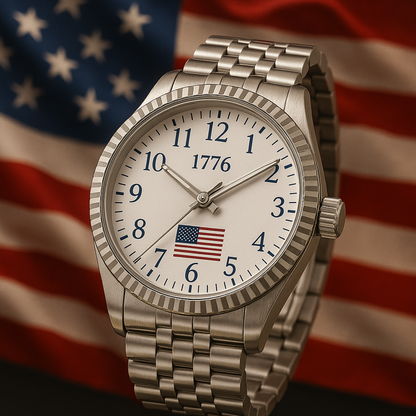 America's 250th Anniversary - Silver 1776 Heritage Watch