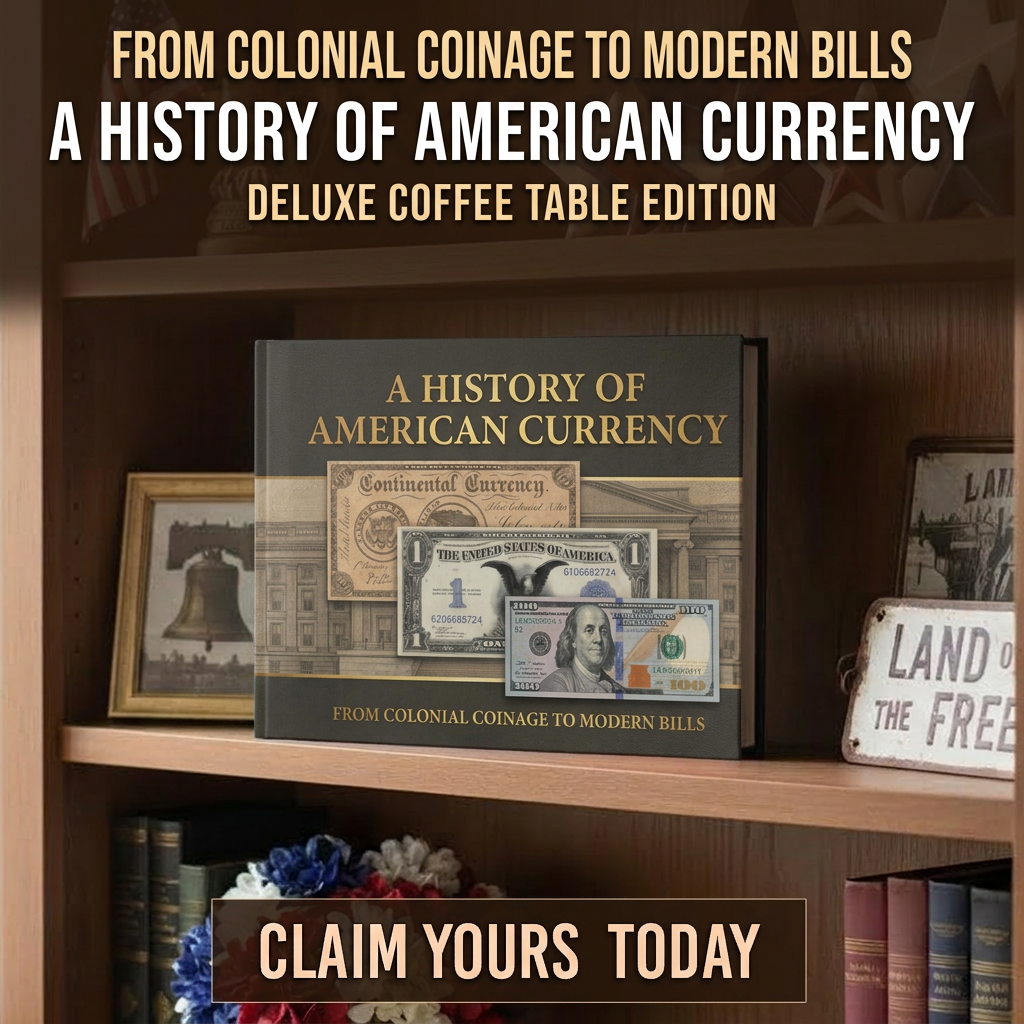 A History of American Currency Coffee Table Book (24 Pages)