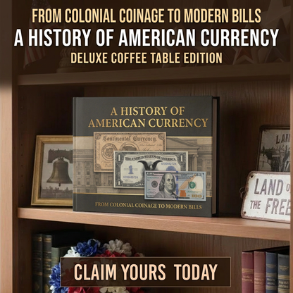 A History of American Currency Coffee Table Book (24 Pages)