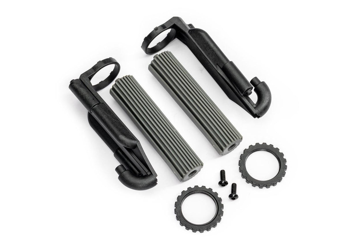 Traxxas 10967-GRAY Gray Rear Shock Reservoirs (2)