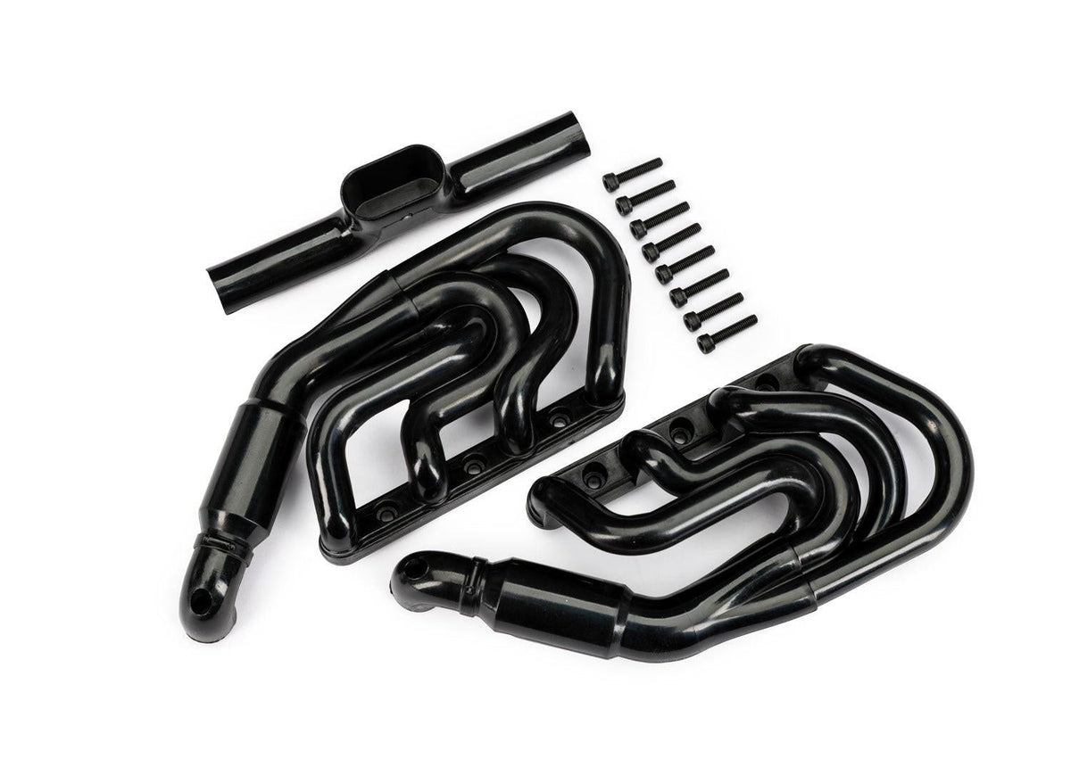 Traxxas 10982-BLK Funco Pro Scale Replica Black Exhaust Headers