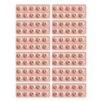 10 Frame Fidgets (Set of 12)