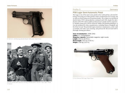 Italian Partisan Weapons in WWII by Schiffer Publishing