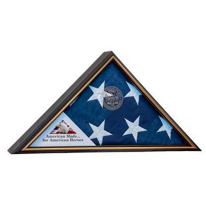 Tributary Flag Case - Navy Flag Display Case