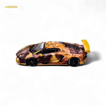 King Model Lamborghini Aventador LP700-4 Tiger Racing 1:64