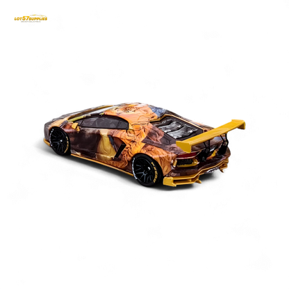 King Model Lamborghini Aventador LP700-4 Tiger Racing 1:64