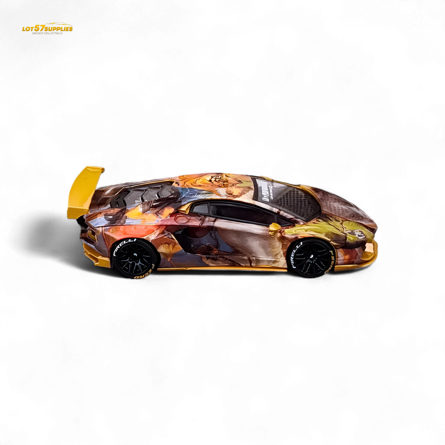 King Model Lamborghini Aventador LP700-4 Tiger Racing 1:64