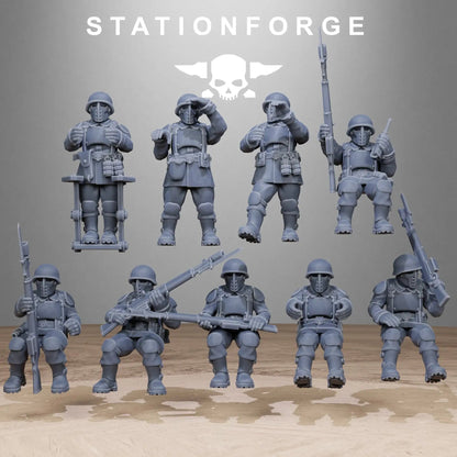 Free Guard Halftrack by Station Forge 28/32mm Heroic Scale Miniature, 150mm, Tank, Resin Model