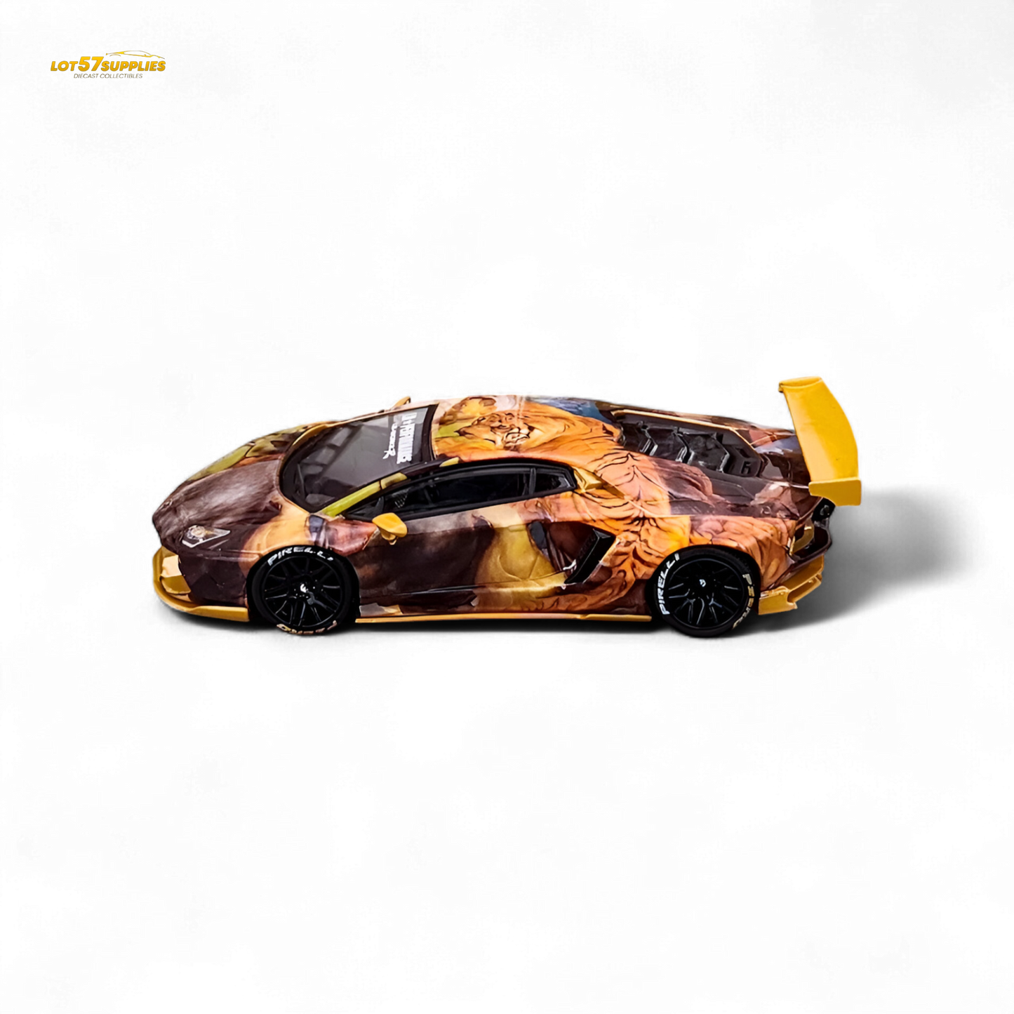 King Model Lamborghini Aventador LP700-4 LB 1.0 Tiger Racing Sports 1:64