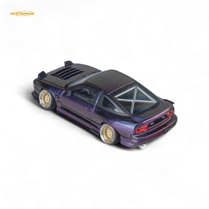 MicroTurbo Custom 180SX Spirit Rei - Purple Chameleon GMHS 2025 Special Edition 1:64