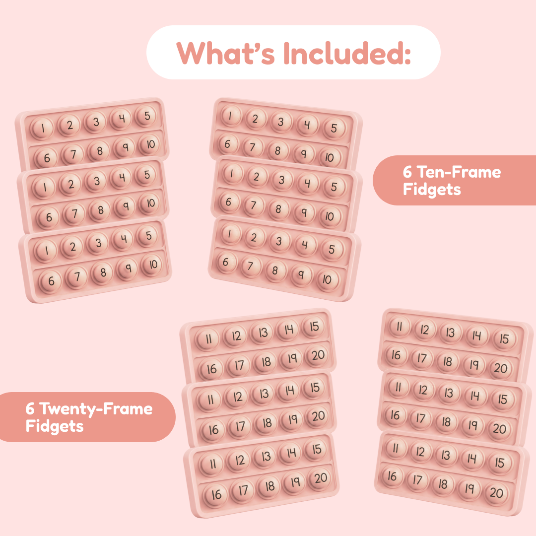 10 Frame Fidgets (Set of 12)