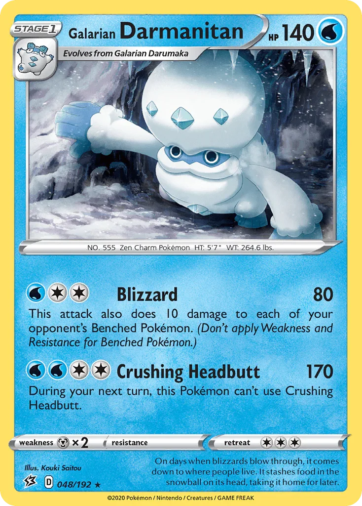 Galarian Darmanitan (048/192) [Sword & Shield: Rebel Clash]