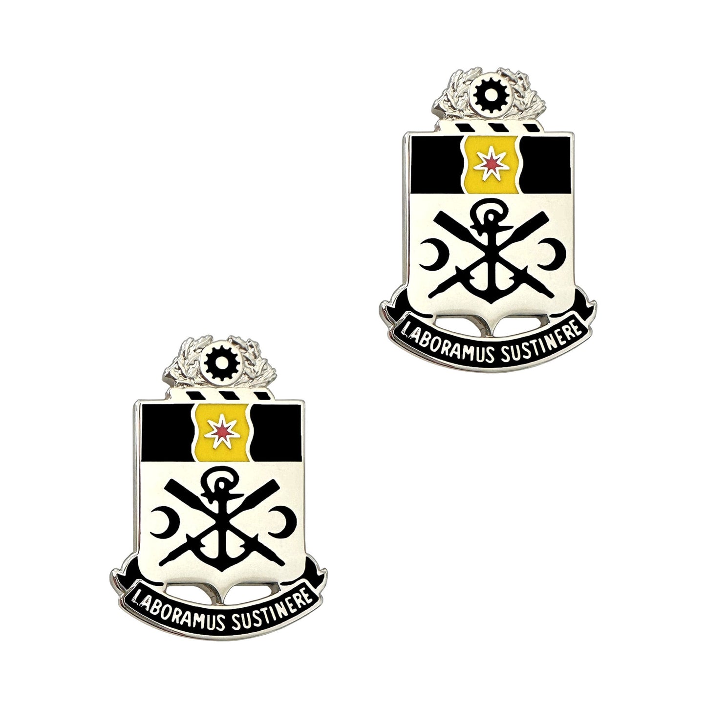 U.S. Army 10th Engineer Battalion Unit Crest (Pair)