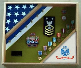 Army Retirement Gifts, US Army Shadow Box, Medal display frame - 5'x9.5'