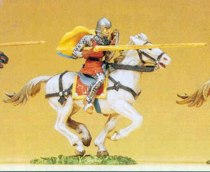 Preiser 50944 1:25 Norman Mounted Lancer with Cape #1