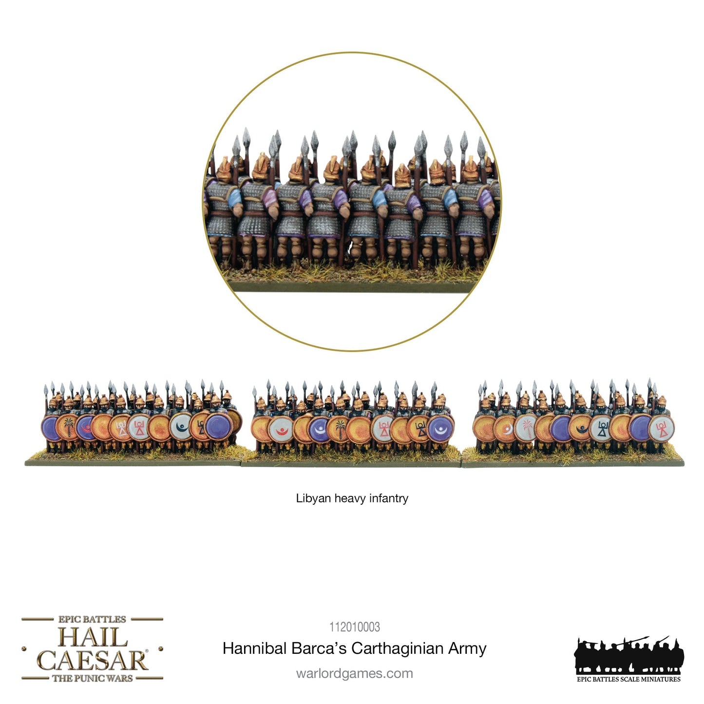 Hail Caesar Epic Battles: Punic Wars -  Hannibal Barca's Carthaginian Army