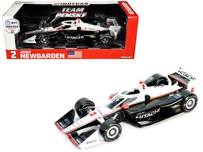 Dallara IndyCar #2 Josef Newgarden "Hitachi" Team Penske (Road Course Configuration) "NTT IndyCar Series" (2024) 1/18 Diecast Model Car by Greenlight  free shipping USA