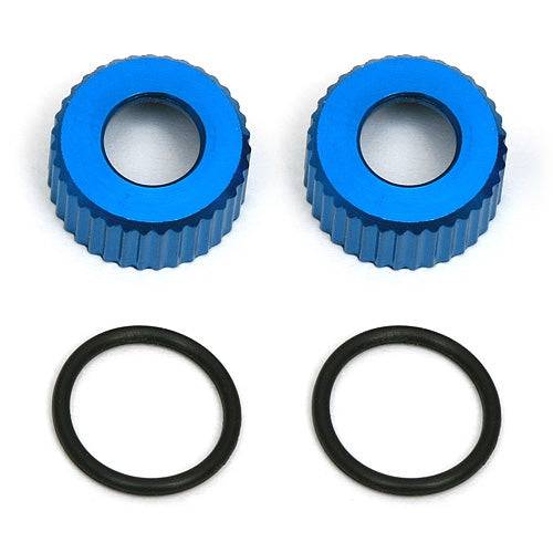 Associated 31327 Shock Bottom Caps VCS3 w/O Rings (2) TC6 SC10 RC10B5M / T4 / B4