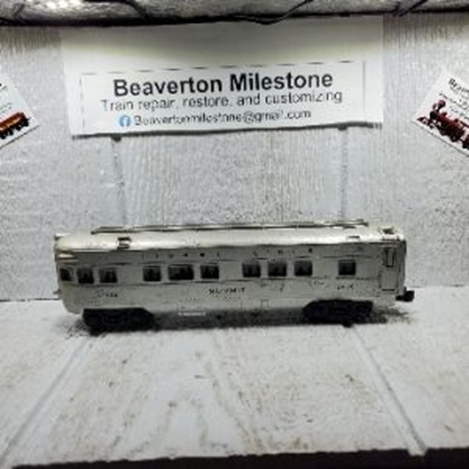 LIONEL MOOSEHEART OBSERVATION CAR, 57-58