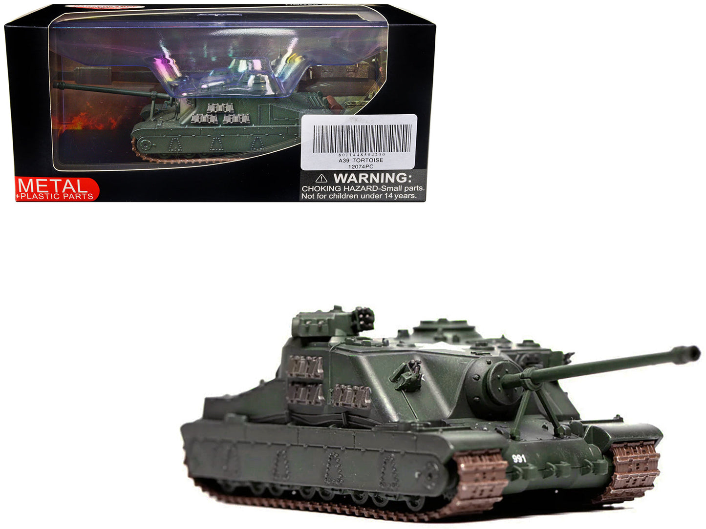 Tortoise A39 Heavy Assault Tank British Army 1/72 Diecast Model by Panzerkampf  free shipping USA