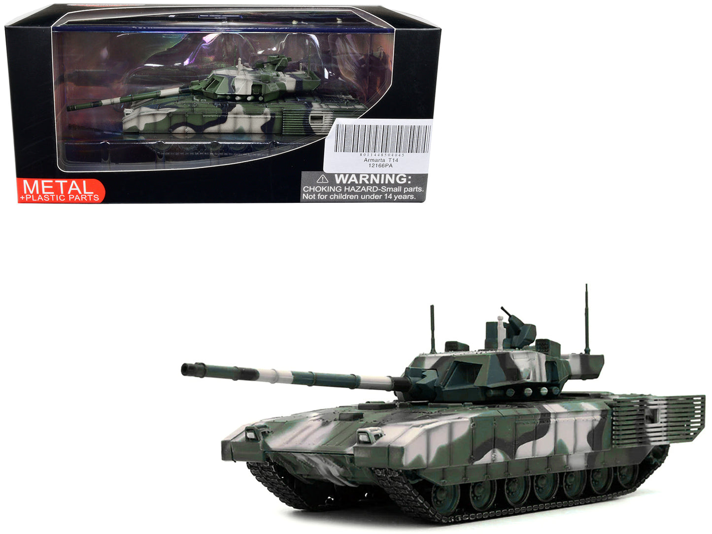 Russian T14 Armata MBT (Main Battle Tank) Multi-Woodland Camouflage "Armor Premium" Series 1/72 Diecast Model by Panzerkampf  free shipping USA