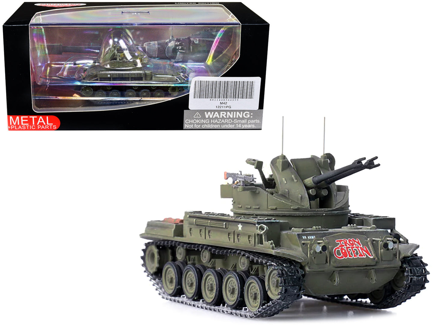M42 Duster Self-Propelled Anti-Aircraft Gun "Iron Coffin" "US - Vietnam War" 1/72 Diecast Model by Panzerkampf  free shipping USA