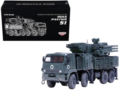 Pantsir S1 96K6 Self-Propelled Air Defense Weapon System "Ukraine War" Russian Army "Armor Premium" Series 1/72 Diecast Model by Panzerkampf  free shipping USA