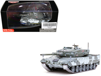 Leopard 2A4 Main Battle Tank with Snorkel "Winter Camouflage" Norwegian Army "Armor Premium" Series 1/72 Diecast Model by Panzerkampf  free shipping USA
