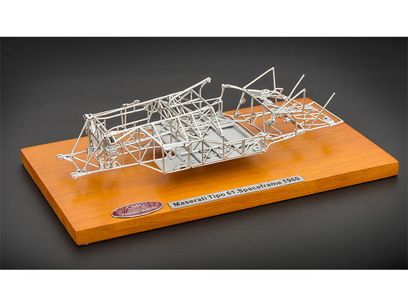 1960 Maserati Tipo 61 Birdcage Spaceframe 1/18 Diecast Model by CMC  free shipping USA