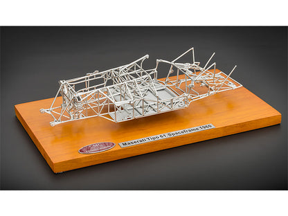 1960 Maserati Tipo 61 Birdcage Spaceframe 1/18 Diecast Model by CMC  free shipping USA