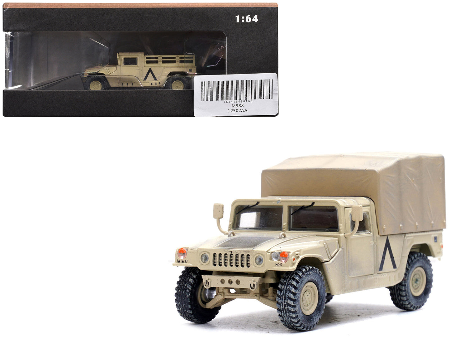 M998 HMMWV "1st Battalion 37th Armored Regiment 3rd Combat Brigade 1st Armored Division Gulf War Iraq" (1991) United States Army "Military Miniature" Series 1/64 Diecast Model by Panzerkampf  free shipping USA